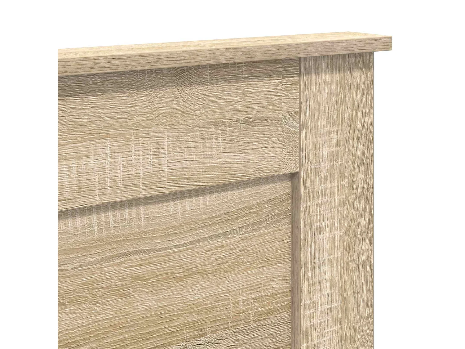 Tête de lit chêne en panneau de bois pour la chambre