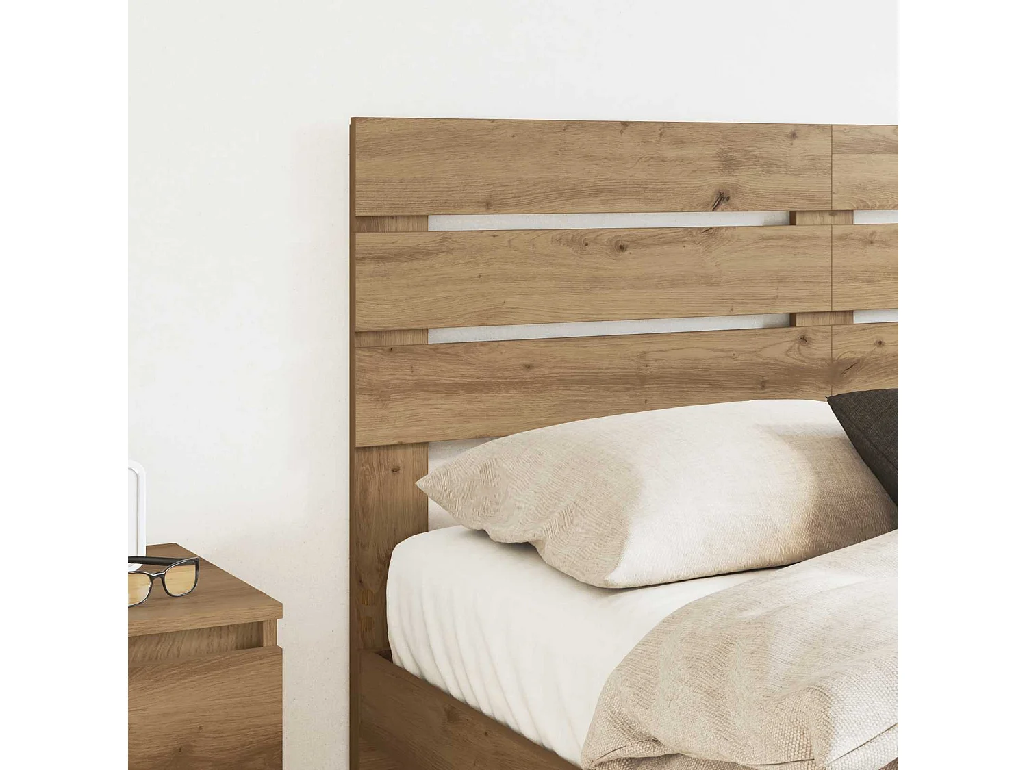 Tête de lit Chêne artisanal Bois d'ingénierie