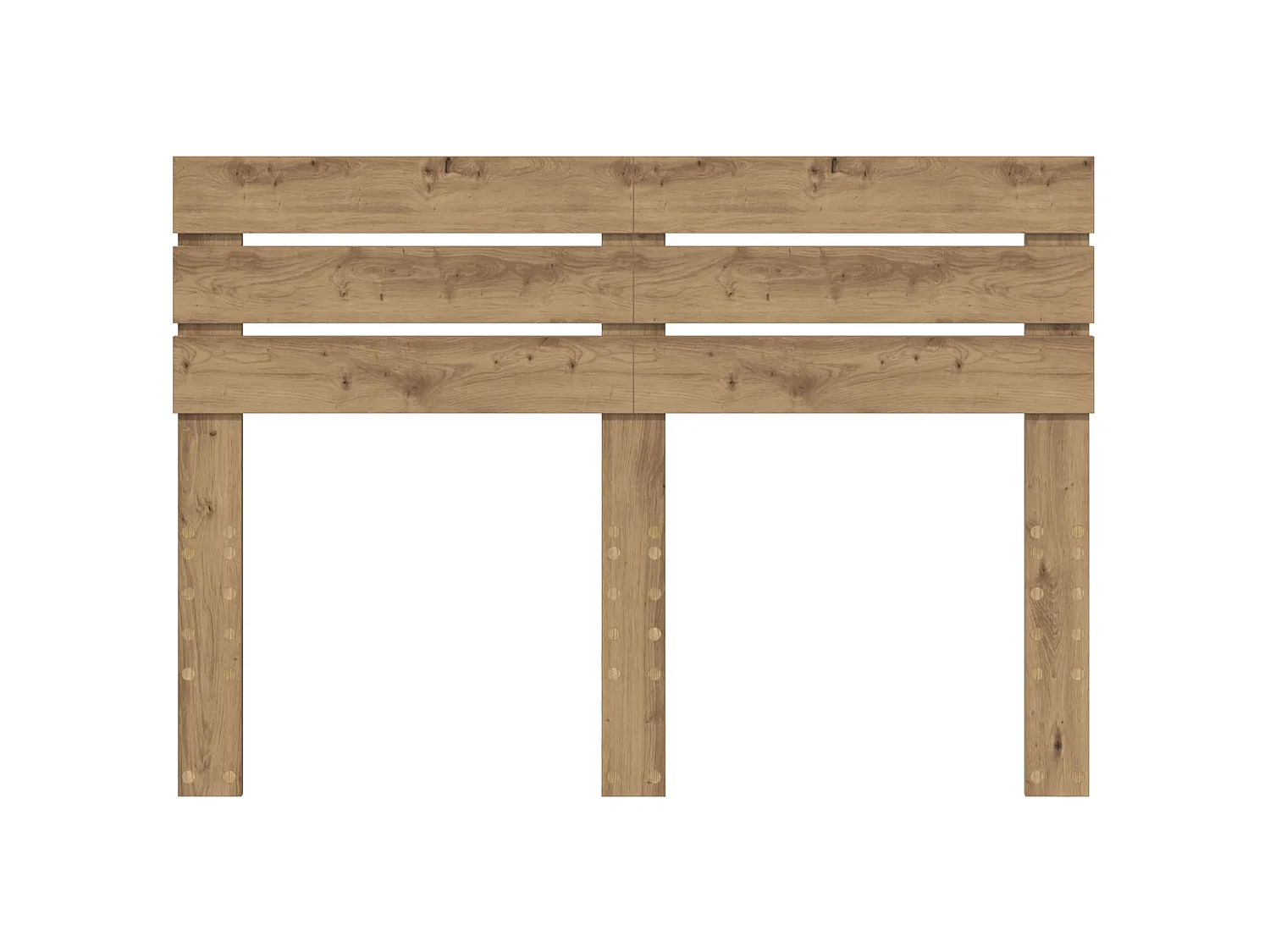Cabecero de tablero de madera de ingeniería roble artisan