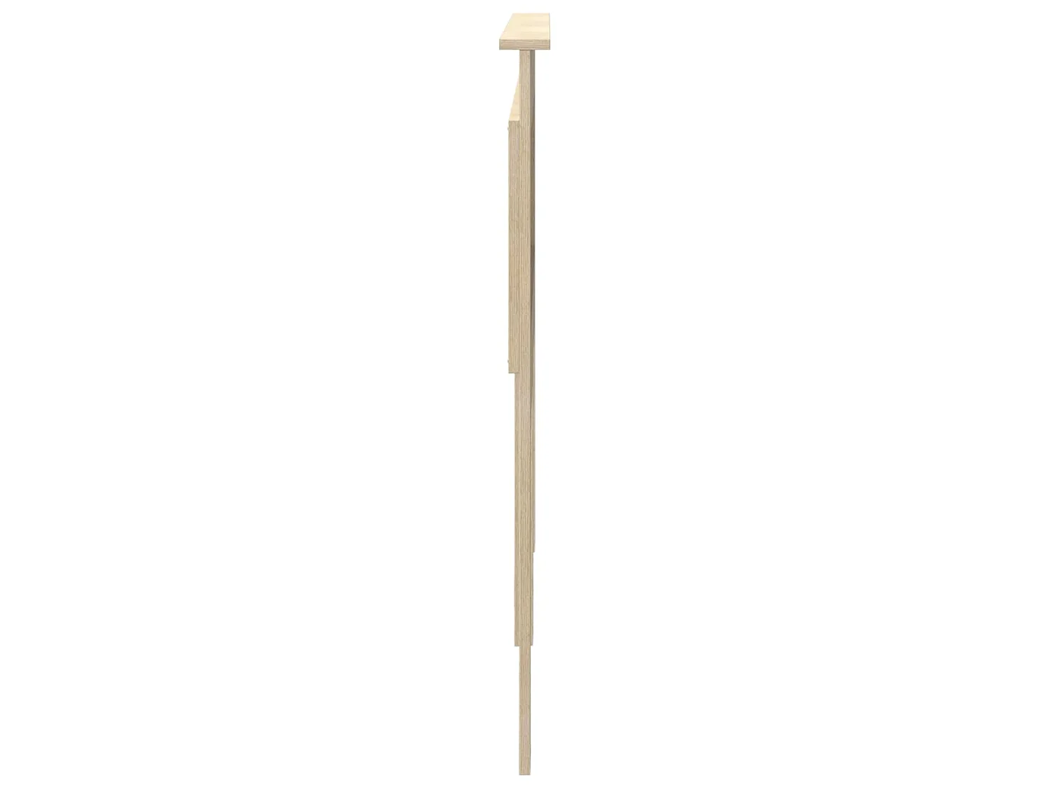 Tête de lit chêne en panneau de bois pour la chambre