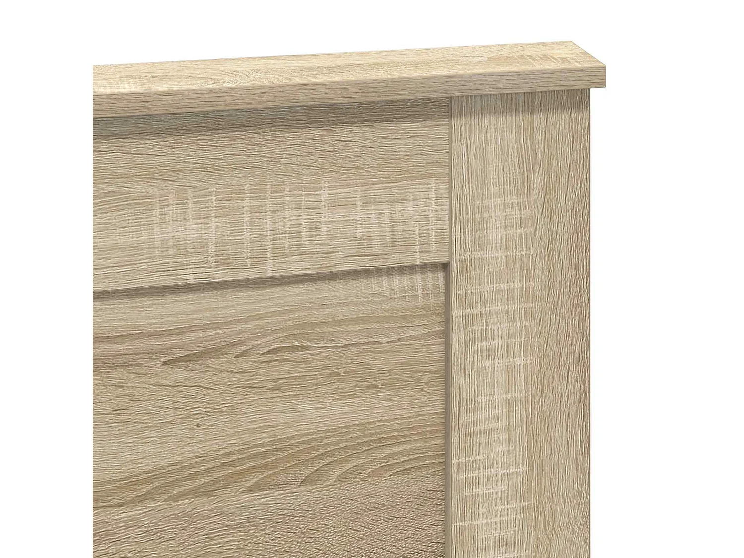 Tête de lit chêne en panneau de bois pour la chambre