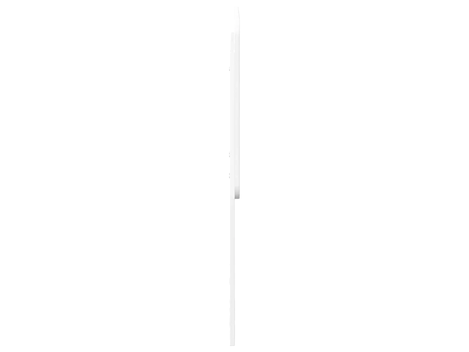 Tête de lit blanc en panneau de bois