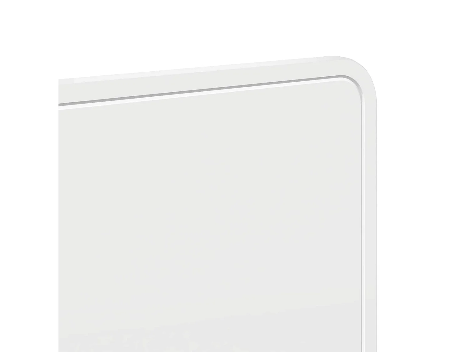 Tête de lit blanc en panneau de bois