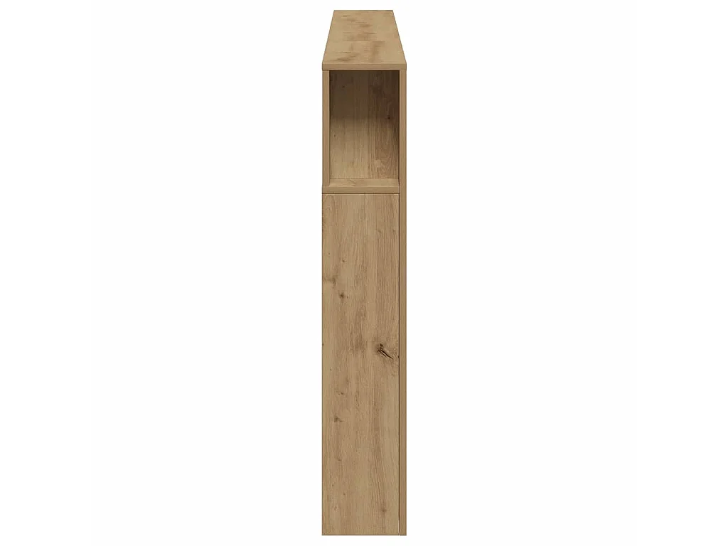 Tête de lit LED chêne artisanal 220 x 18,5 x 103,5 cm