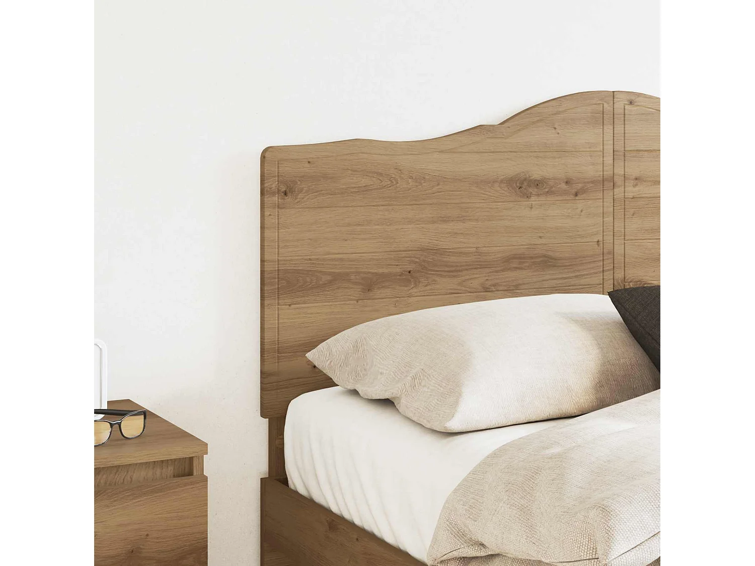 Tête de lit Chêne artisanal Bois d'ingénierie