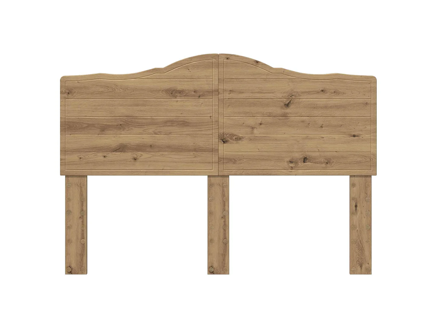 Cabecero de tablero de madera de ingeniería roble artisan