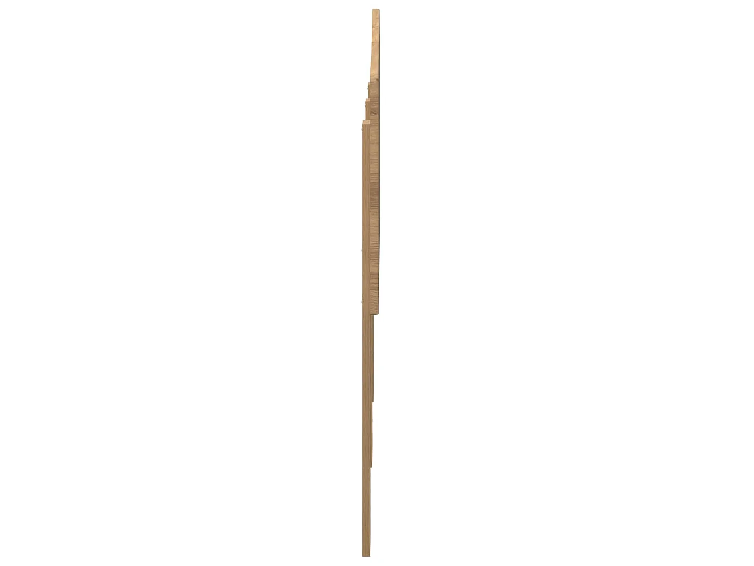 Cabecero de tablero de madera de ingeniería roble artisan
