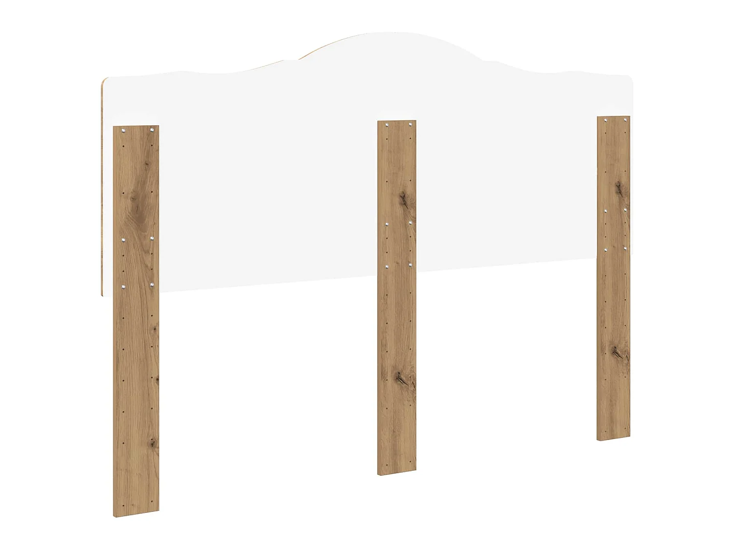 Cabecero de tablero de madera de ingeniería roble artisan