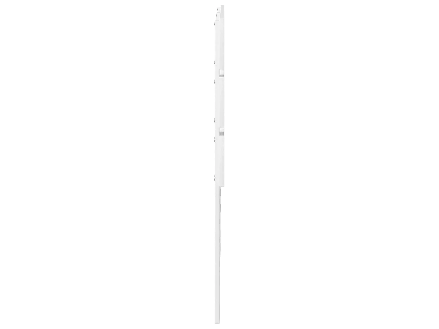 Tête de lit blanc en panneau de bois