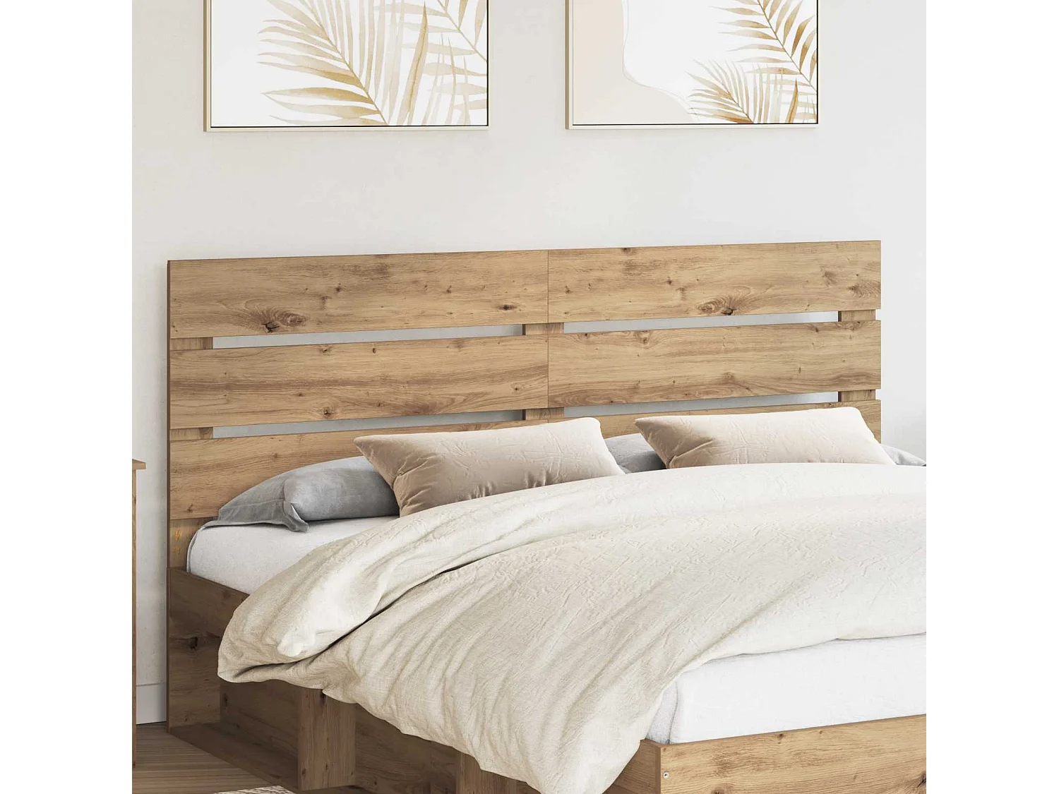 Tête de lit Chêne artisanal Bois d'ingénierie