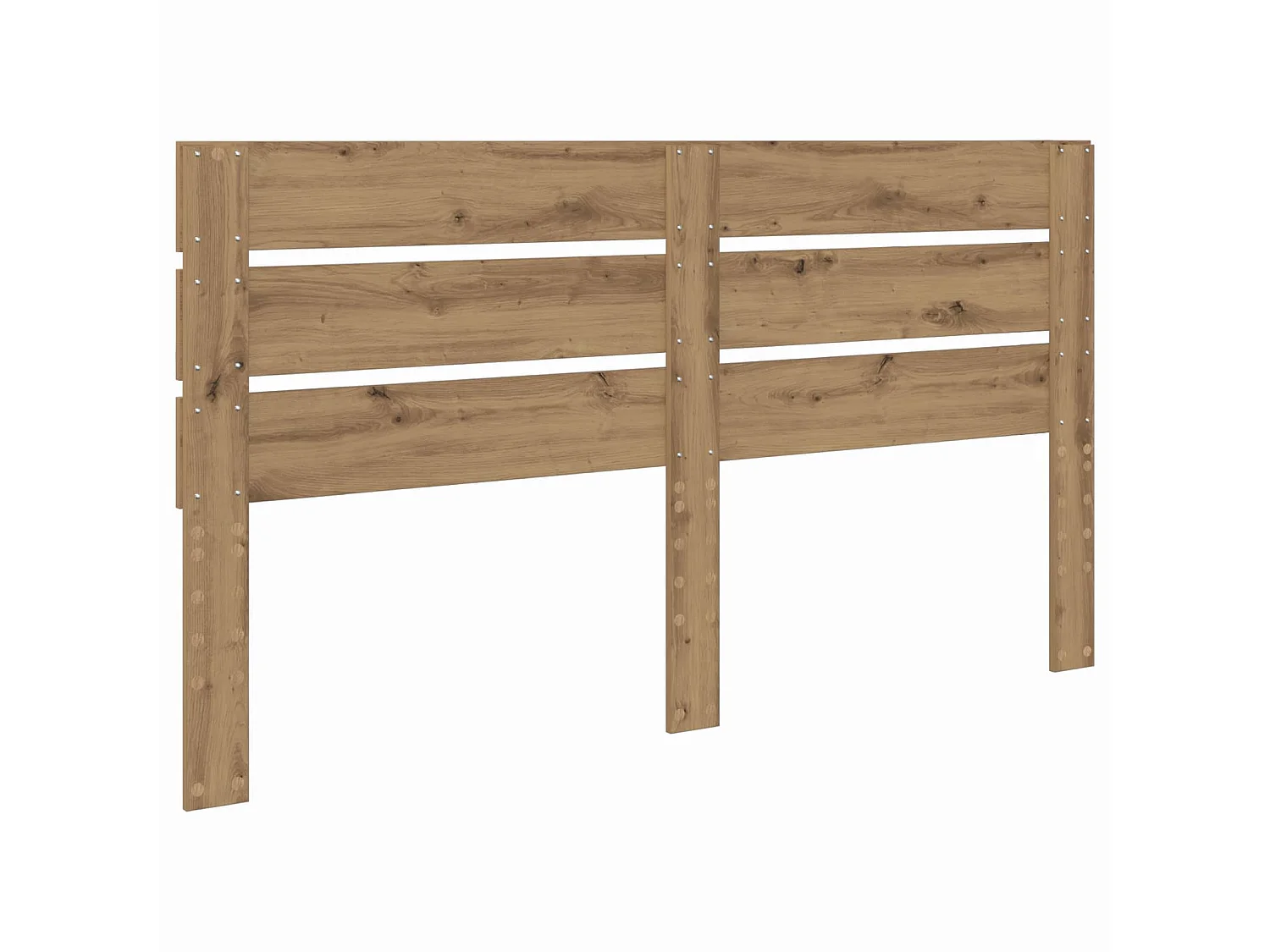 Cabecero de tablero de madera de ingeniería roble artisan