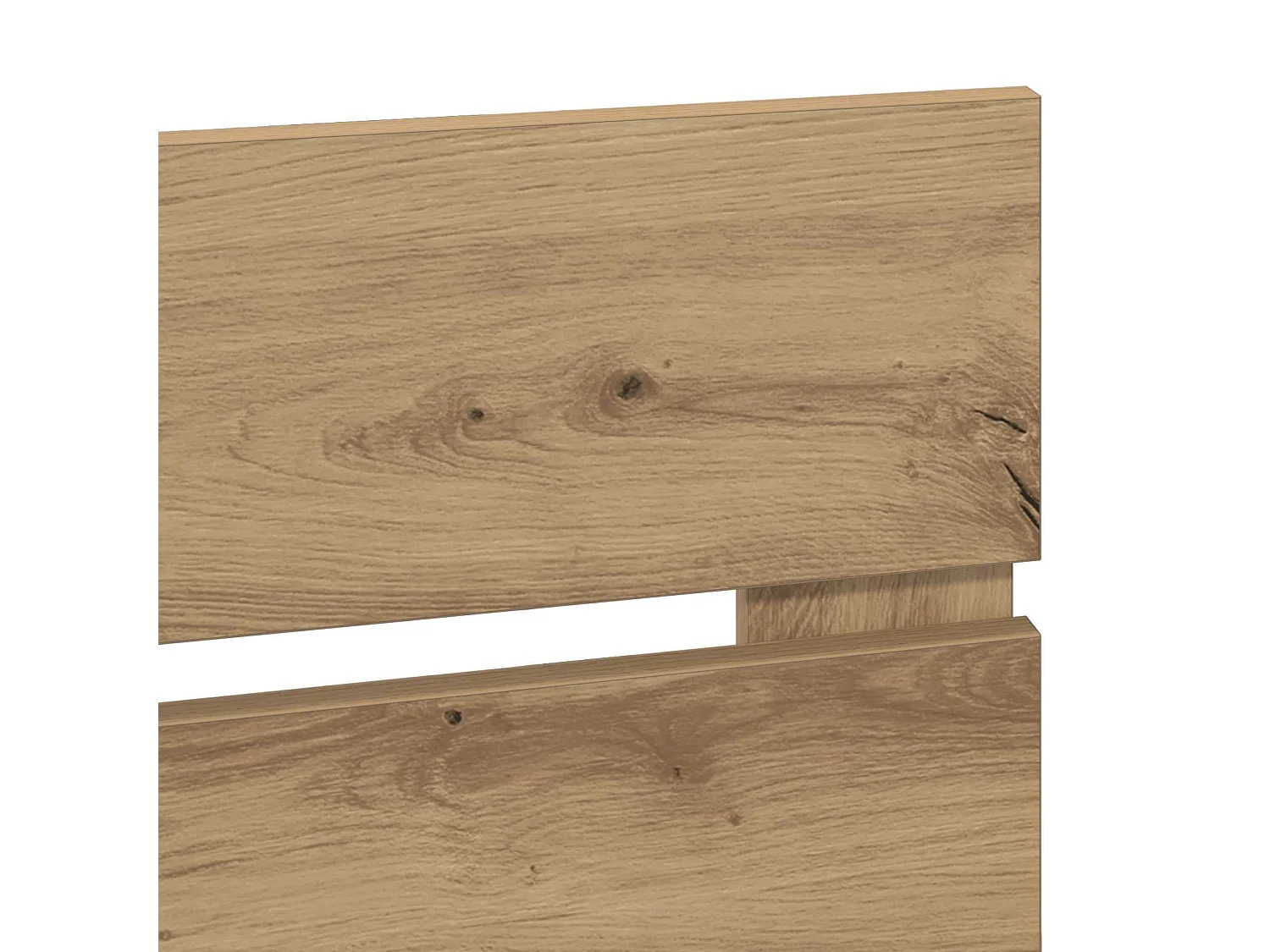 Cabecero de tablero de madera de ingeniería roble artisan