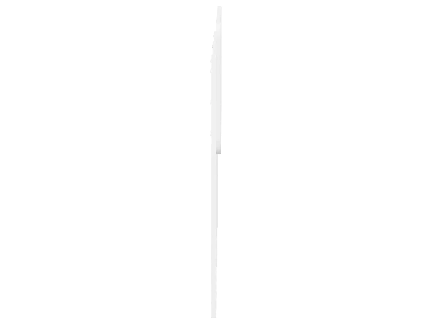 Tête de lit blanc en panneau de bois