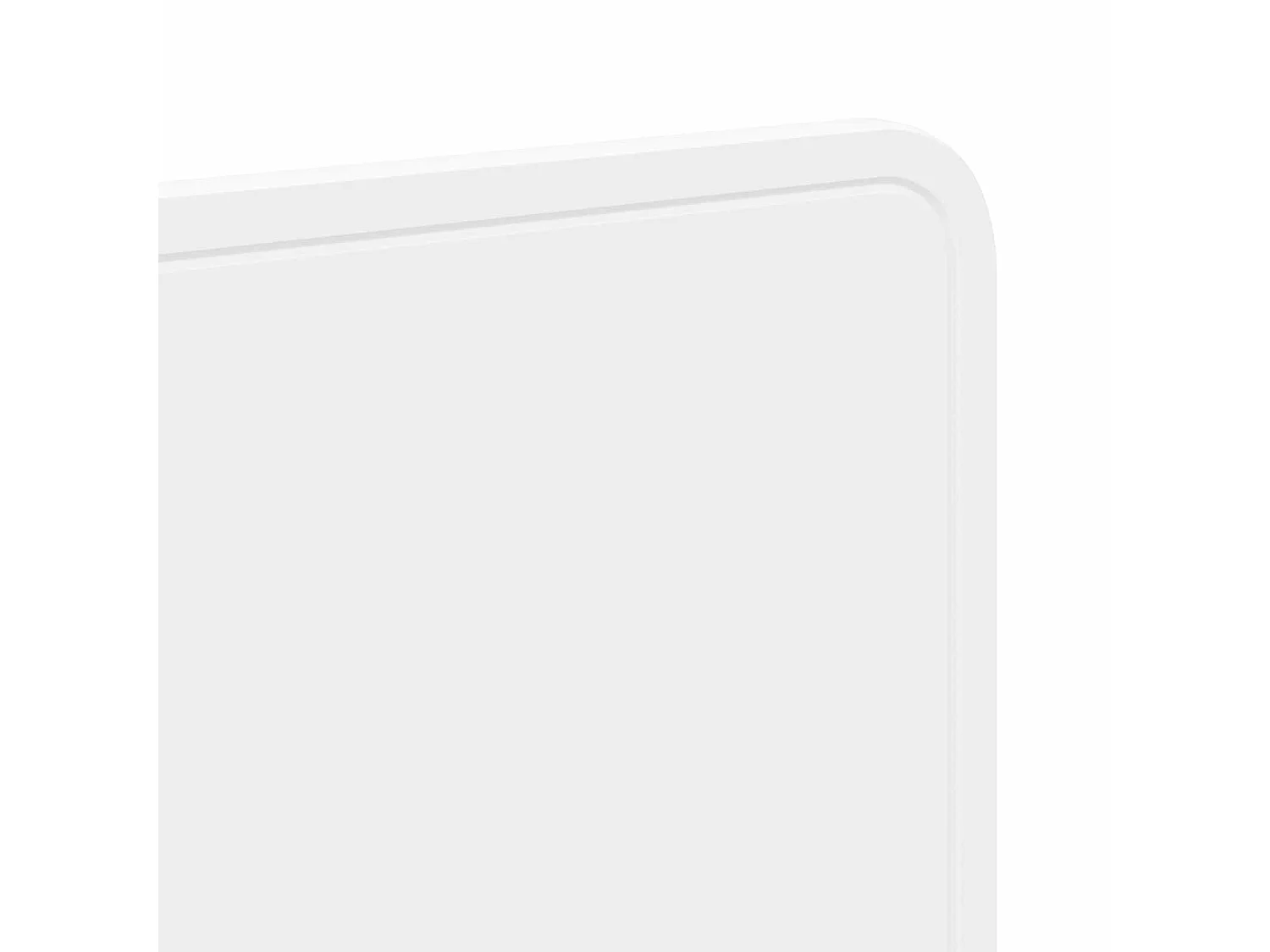 Tête de lit blanc en panneau de bois