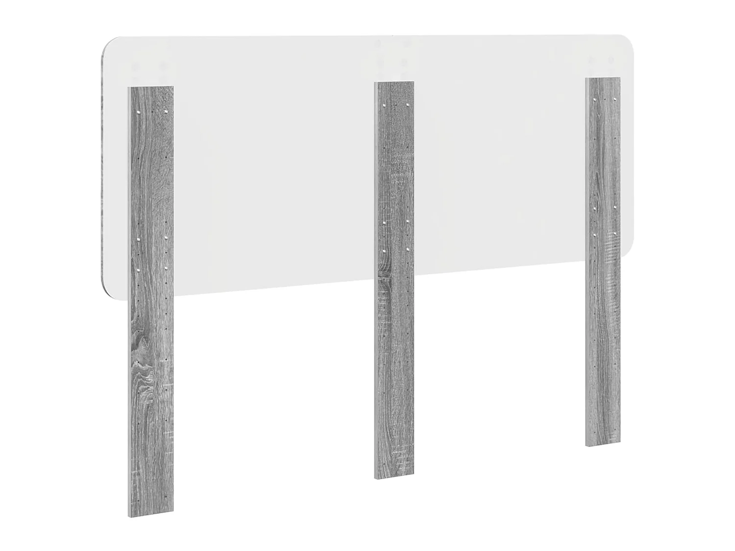 Tête de lit gris en panneau de bois