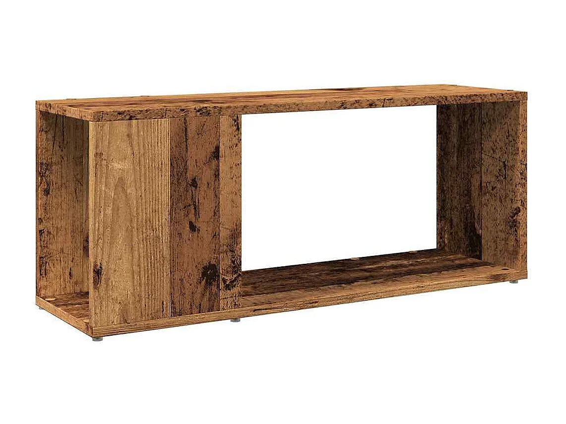 Mueble de TV madera de ingeniería envejecida 80x24x32 cm