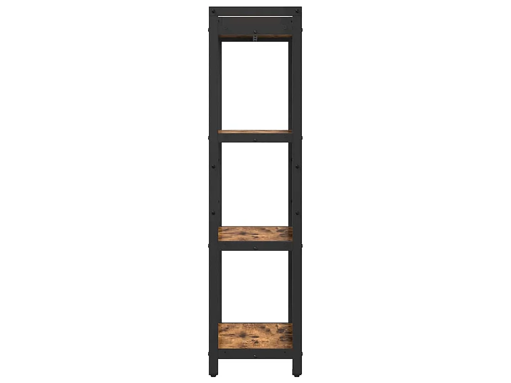 Estantería de libros de tablero de madera, 40 × 30 × 119 cm