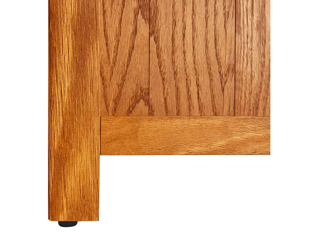Bibliothèque à 5 étagères 70x22x140 cm en bois de chêne massif