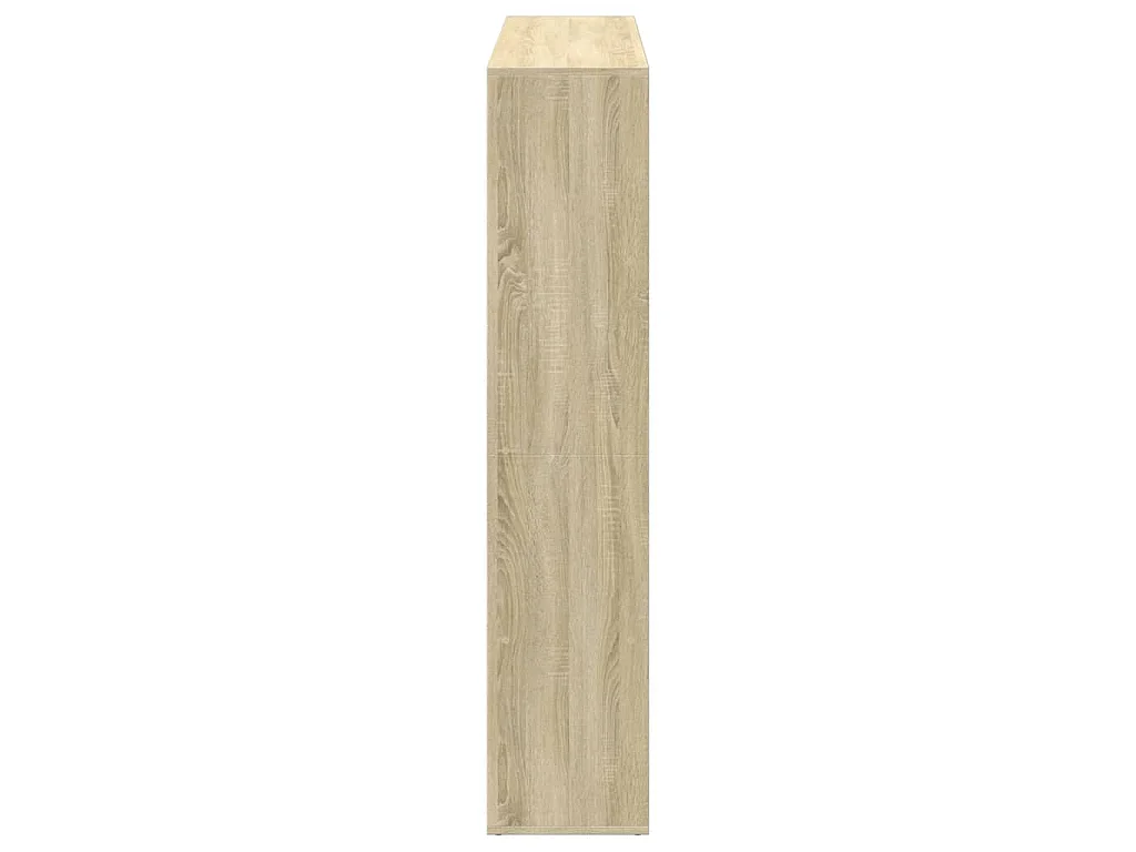 Estantería de tablero de madera roble 137,5 × 29 × 137,5 cm