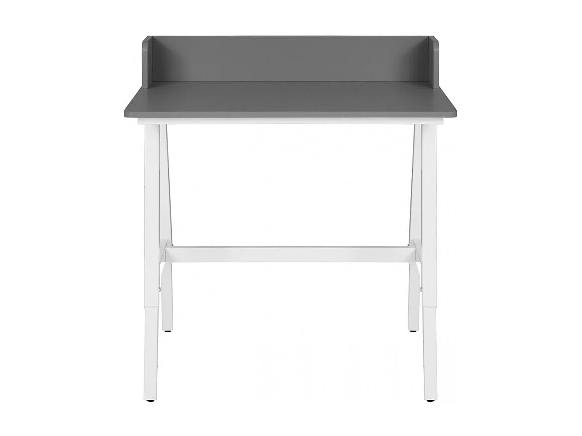 Bureau réglable pour enfant à structure métallique, coloris Gris/Blanc - Longueur 80 x Profondeur 60 x Hauteur 85 cm