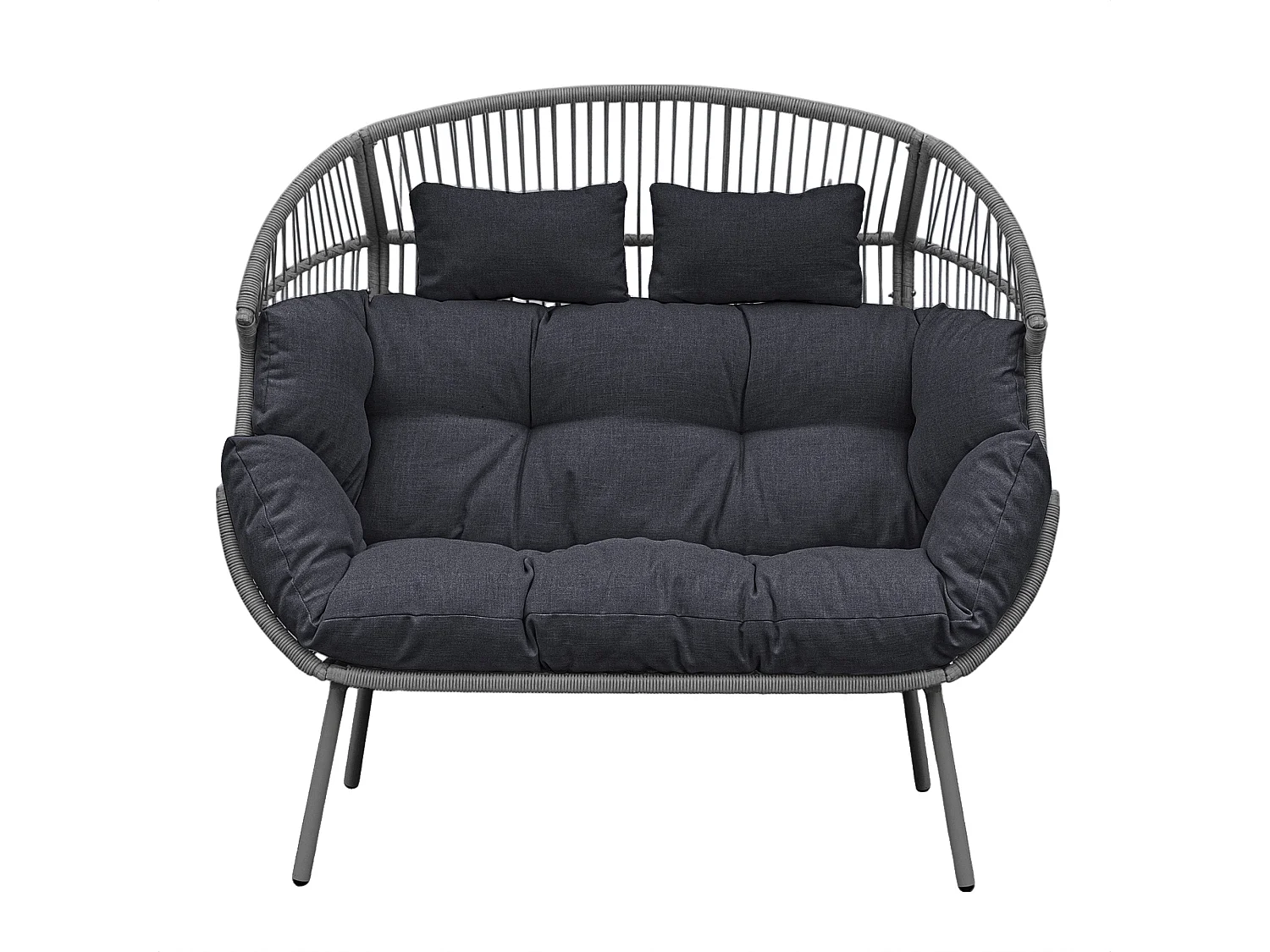 Cocona 2 Seat Standing Egg Chair