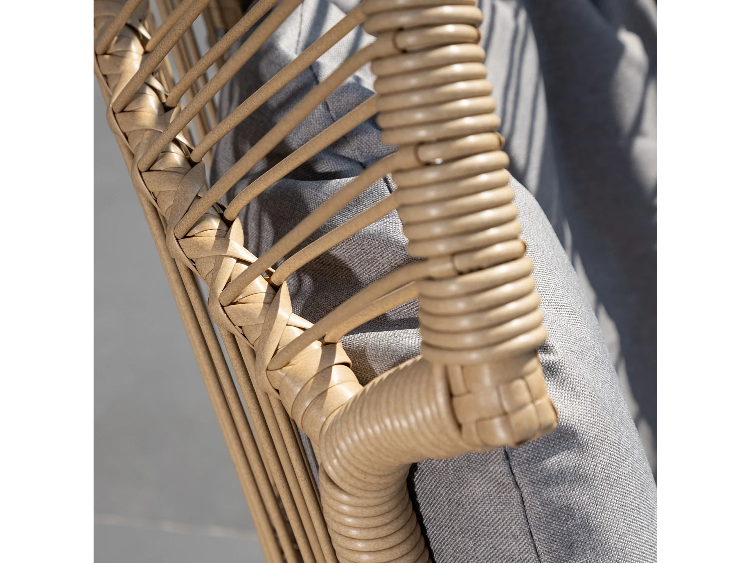 Nestara Standing Egg Chair and Stool