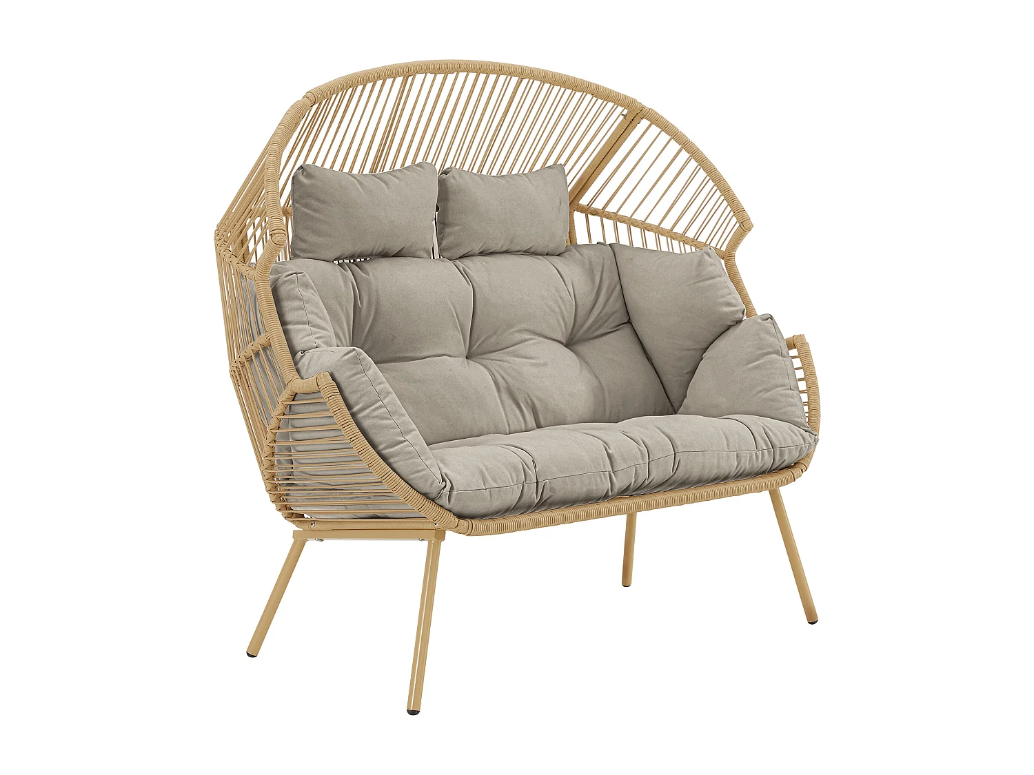 Cocona 2 Seat Standing Egg Chair