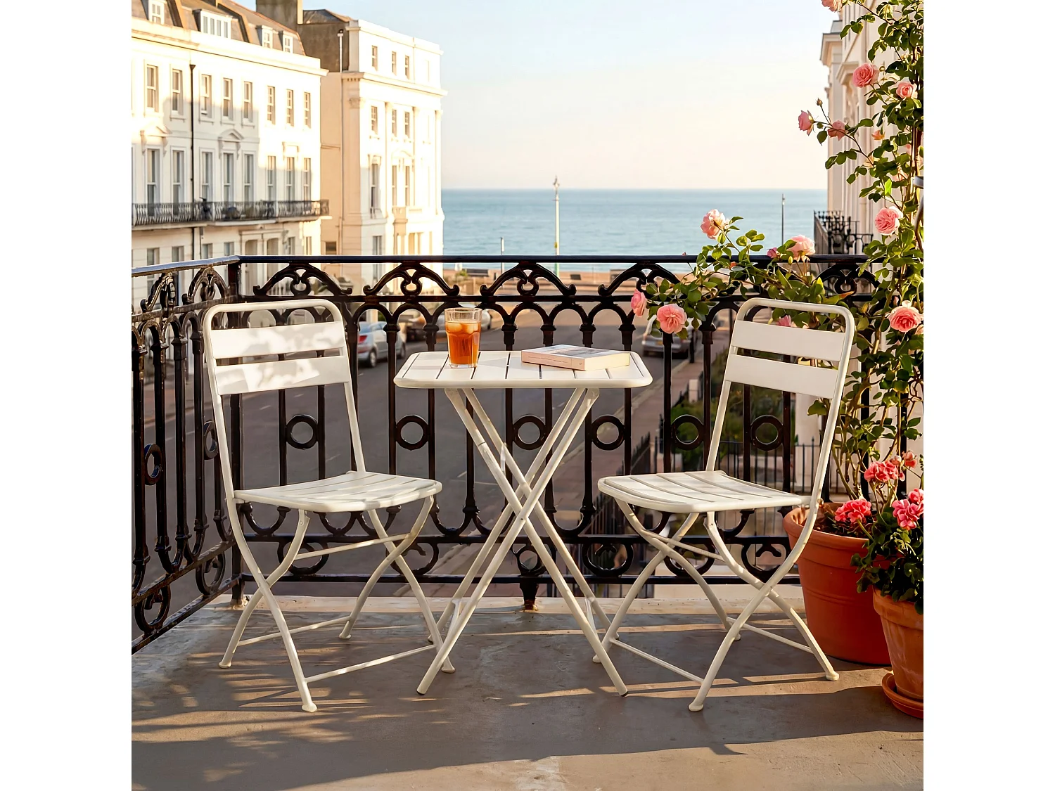 Colourways Vibrant Folding Patio or Balcony Set