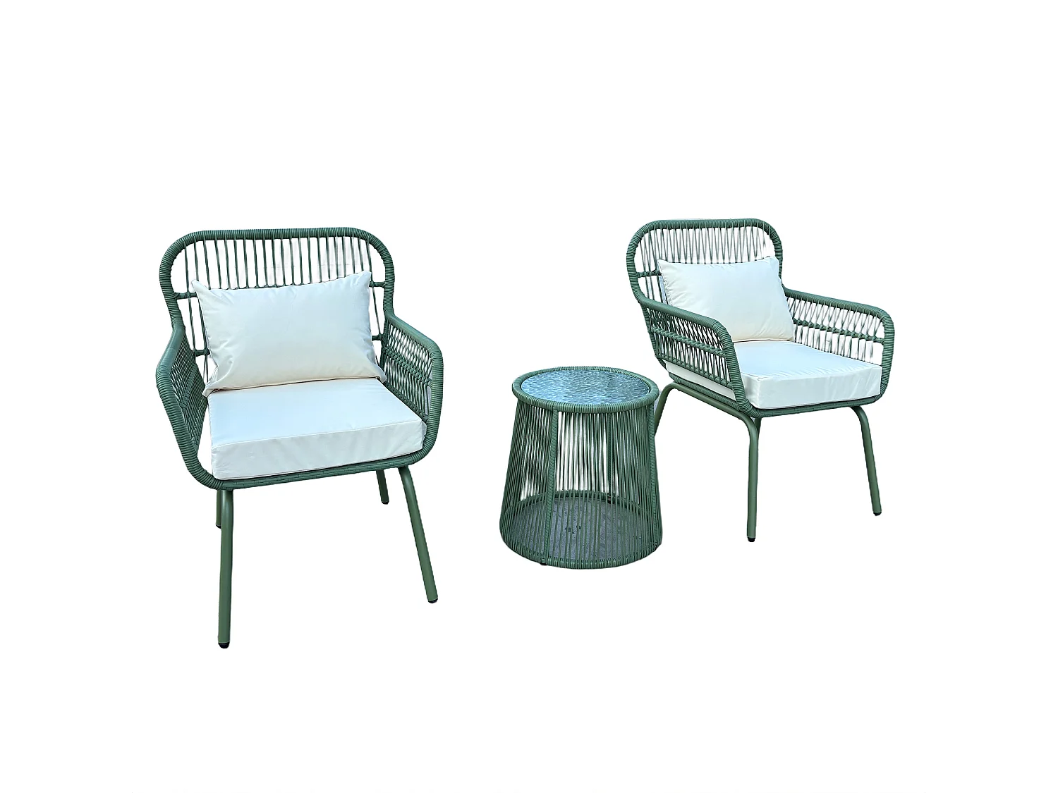Carbini 3 Piece Patio Bistro Set