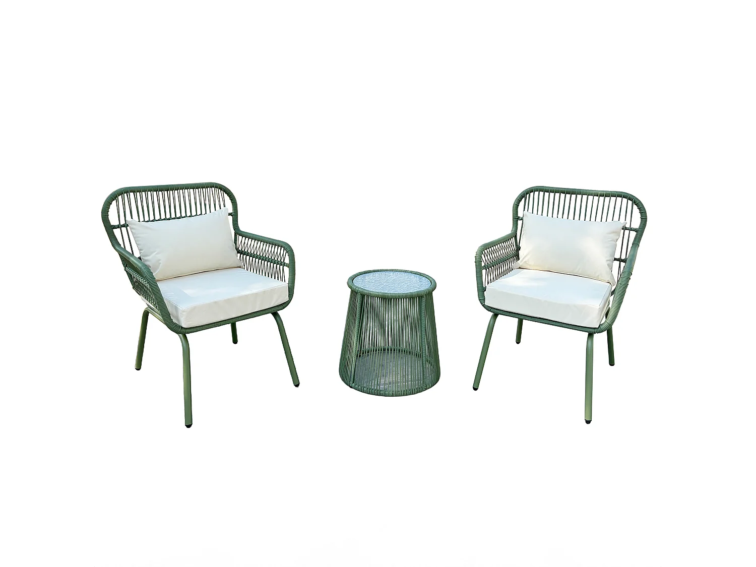 Carbini 3 Piece Patio Bistro Set