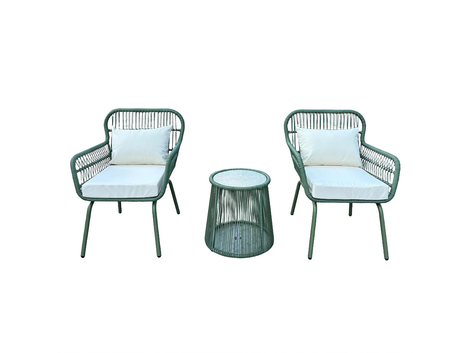 Carbini 3 Piece Patio Bistro Set