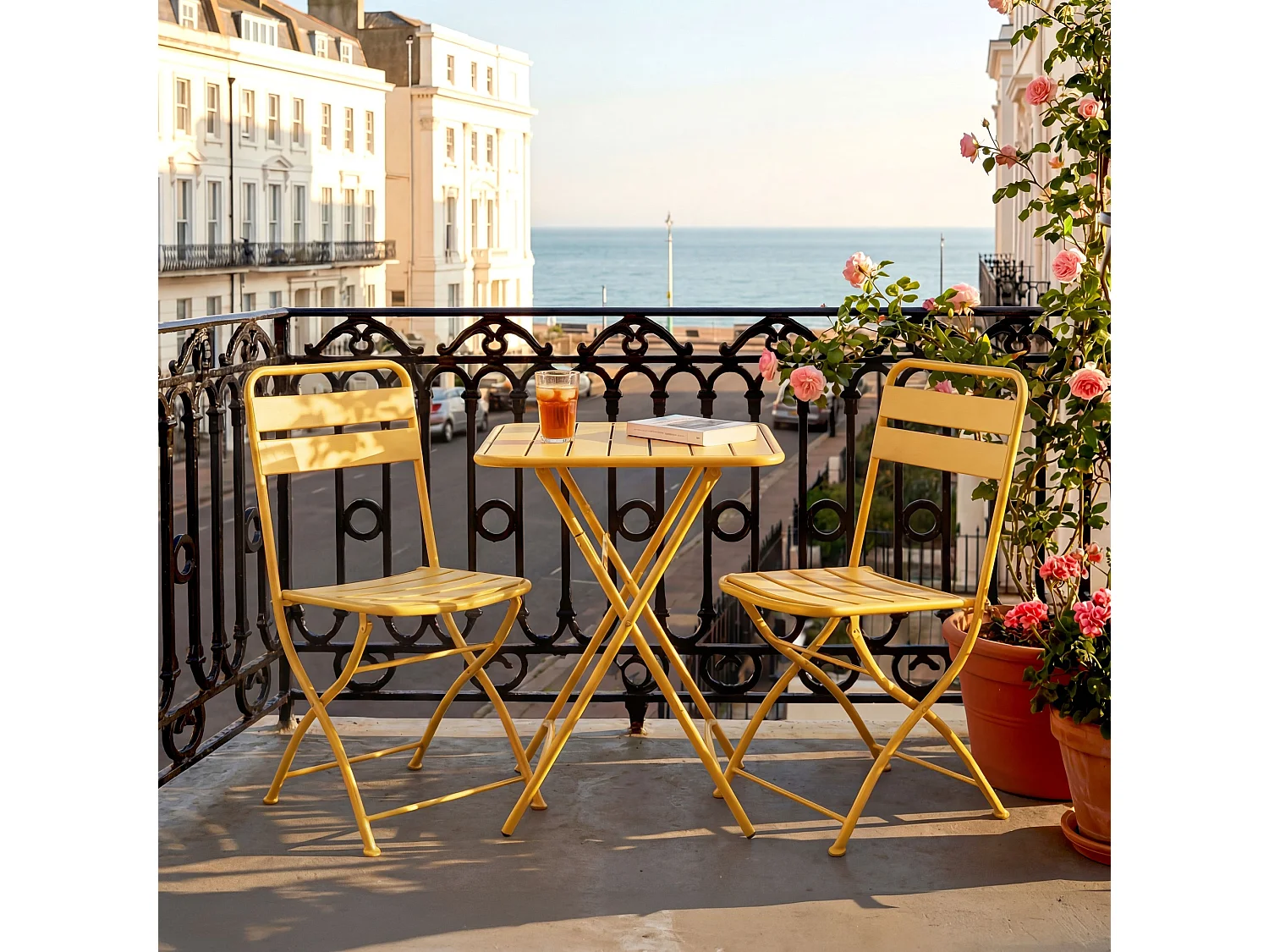 Colourways Vibrant Folding Patio or Balcony Set