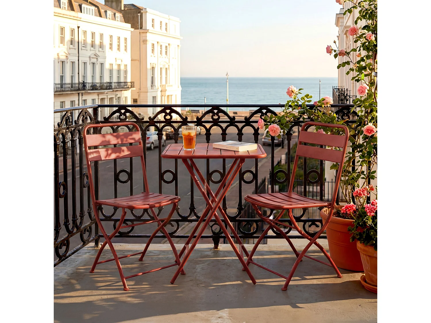 Colourways Vibrant Folding Patio or Balcony Set