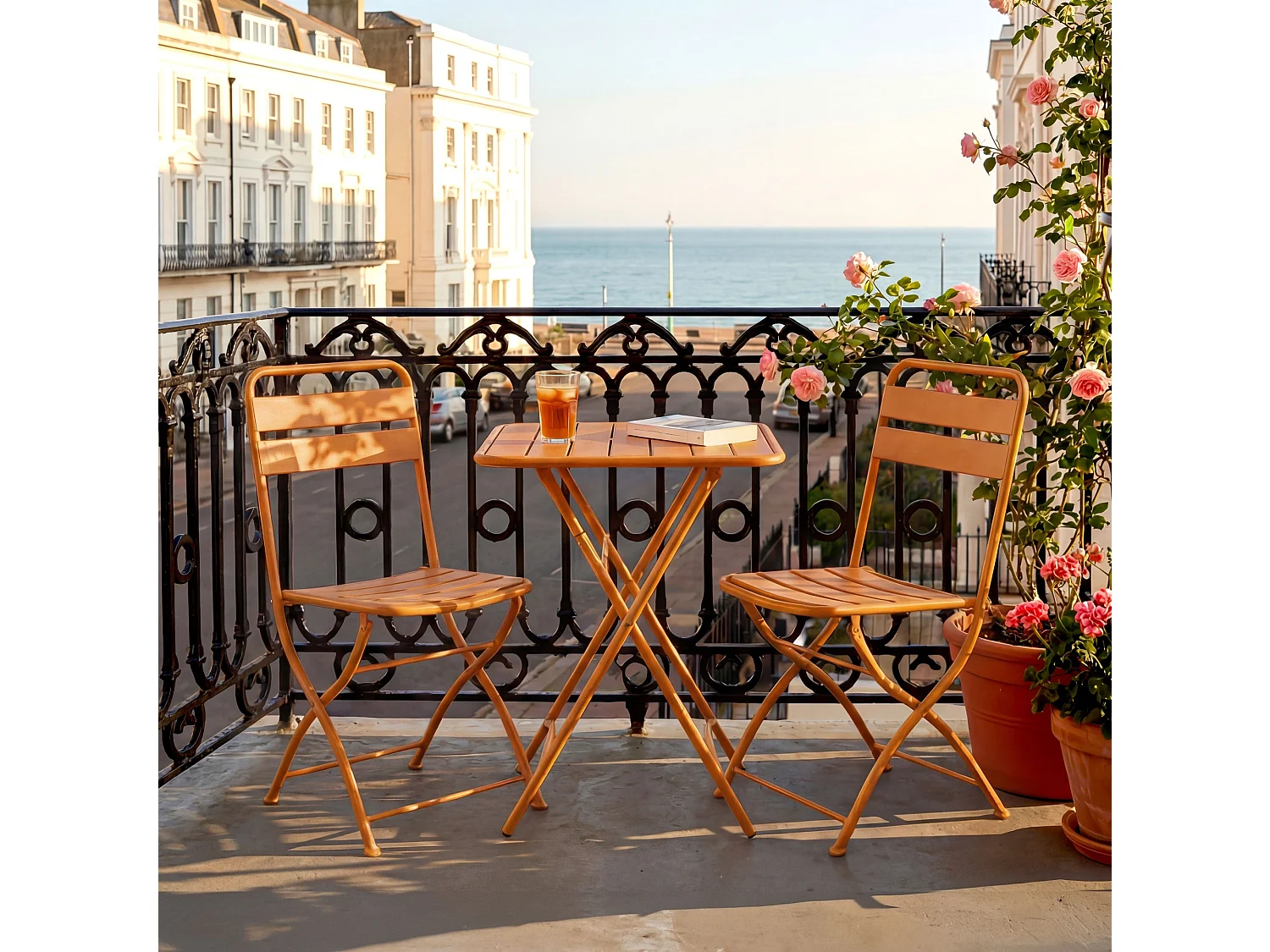 Colourways Vibrant Folding Patio or Balcony Set