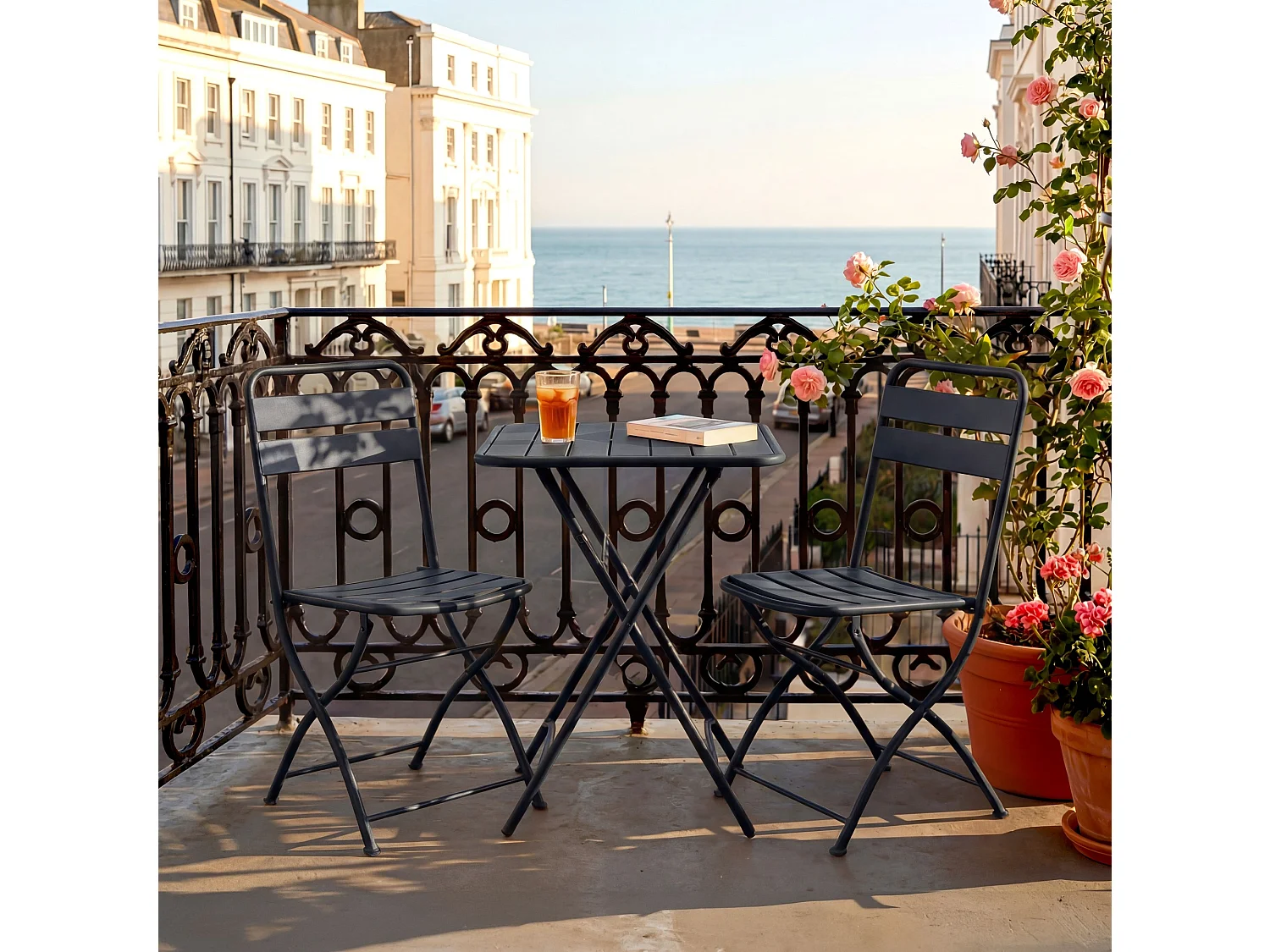 Colourways Vibrant Folding Patio or Balcony Set