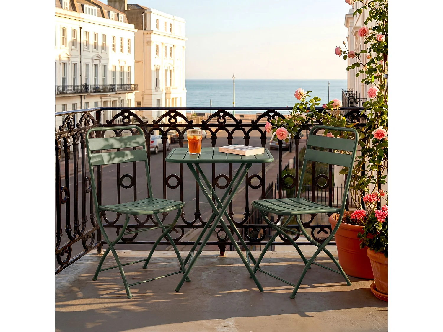 Colourways Vibrant Folding Patio or Balcony Set