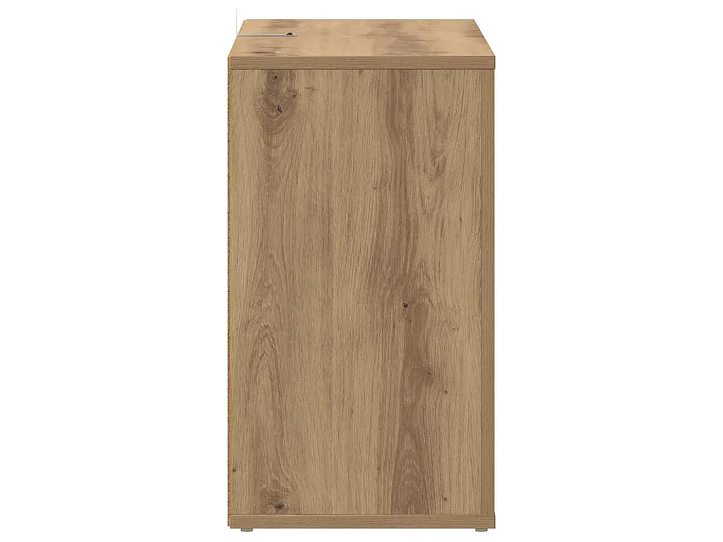 Vitrina de tablero de madera roble artisan 80 × 30 × 53 cm