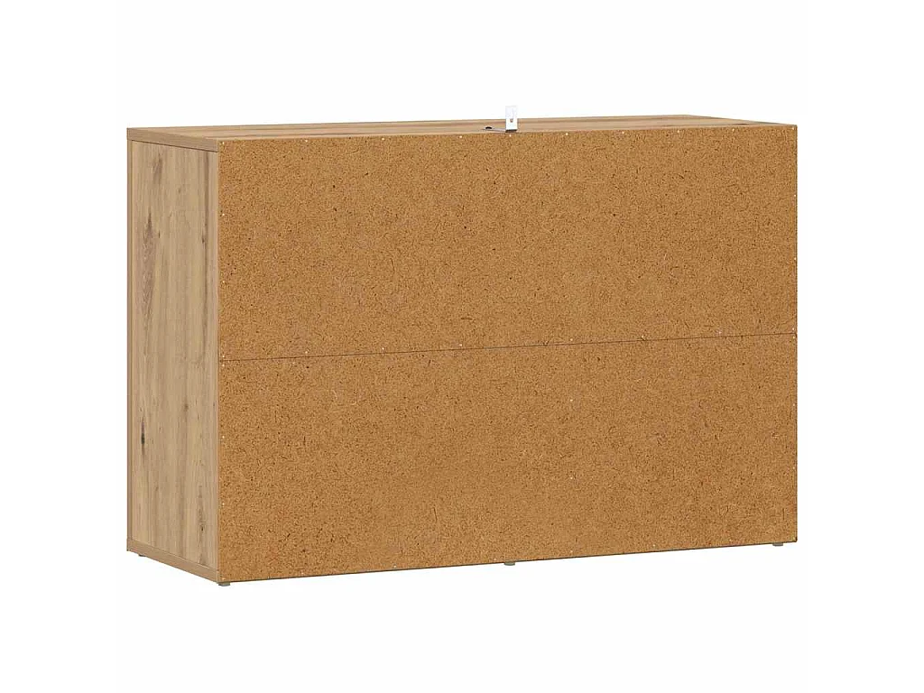 Vitrina de tablero de madera roble artisan 80 × 30 × 53 cm