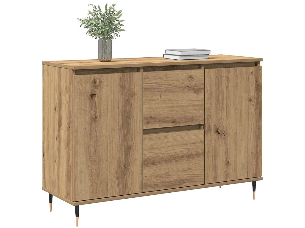 Buffet Chêne artisanal 101,5 x 35 x 70 cm Bois d'ingénierie