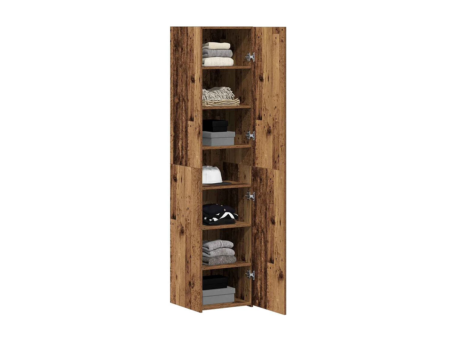 Haut Armoire Bois ancien 40 x 42,5 x 185 cm
