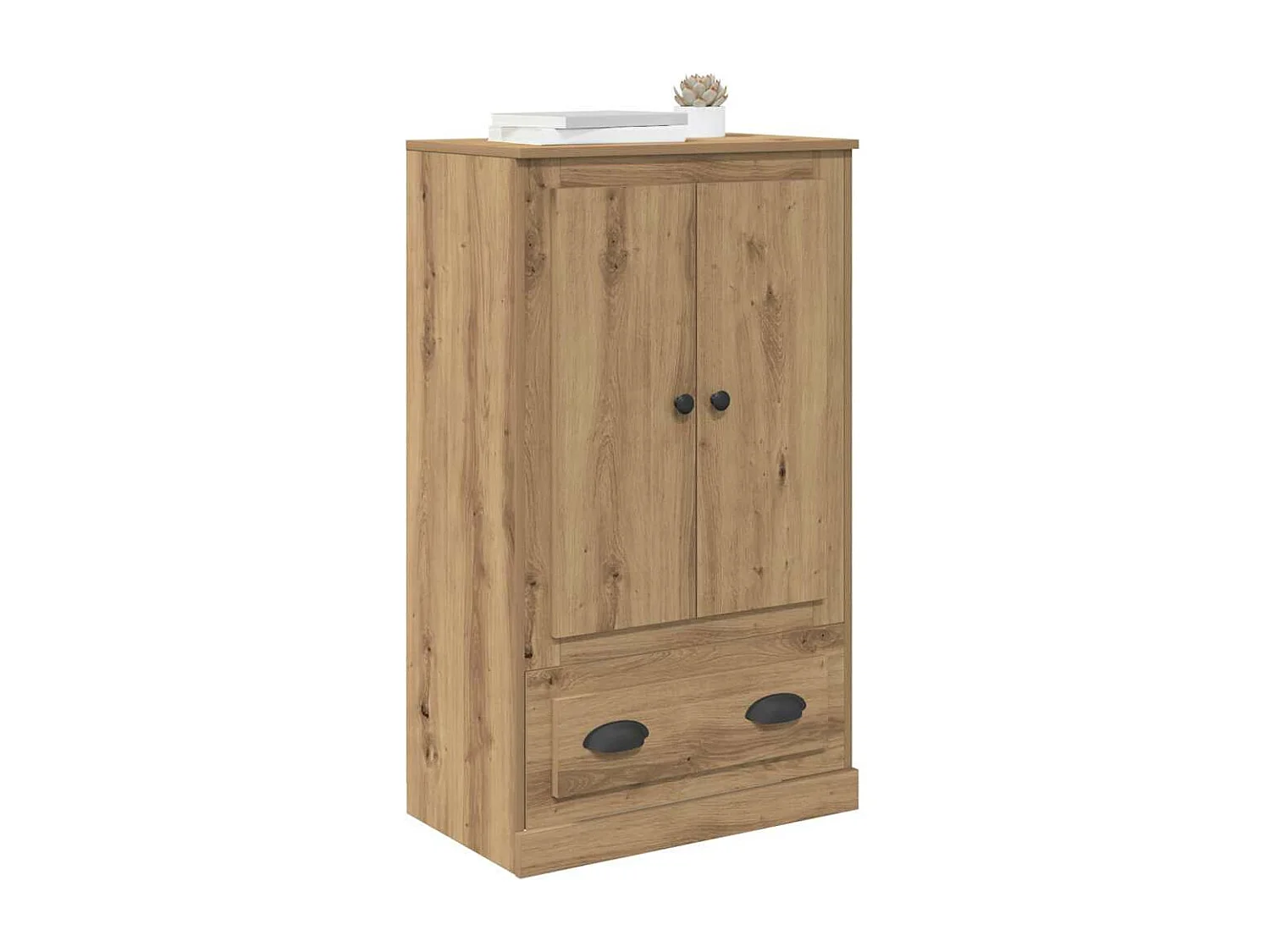 Haut Armoire avec tiroir Chêne artisanal 60 x 35,5 x 103,5 cm