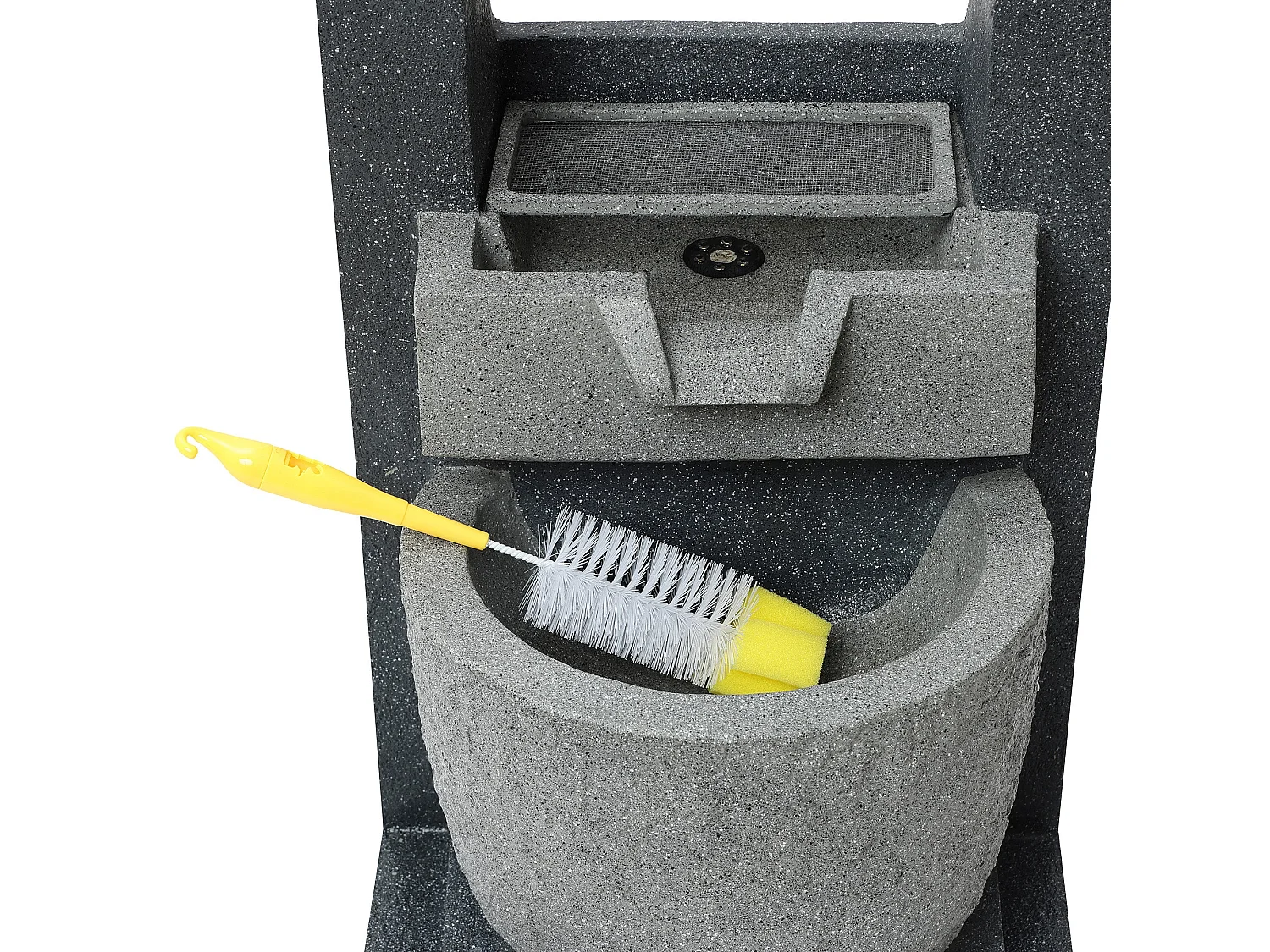 Fontaine de Jardin Cascade Électrique « Cascade Springs » Extérieure LED Pompe