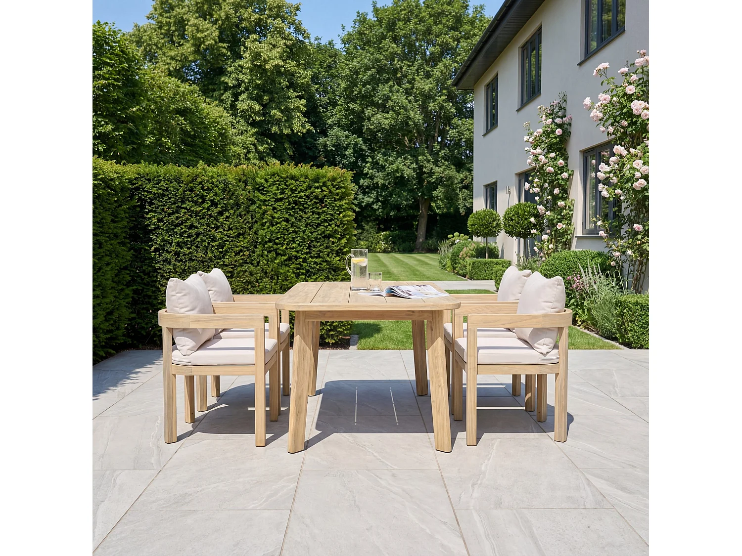 Sundrift 6 Seater Garden Dining Set