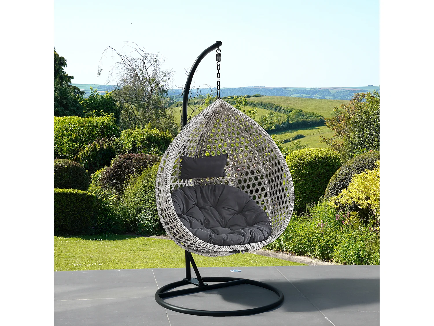 Abingdon Hanging Swing Single Egg Pod Chair