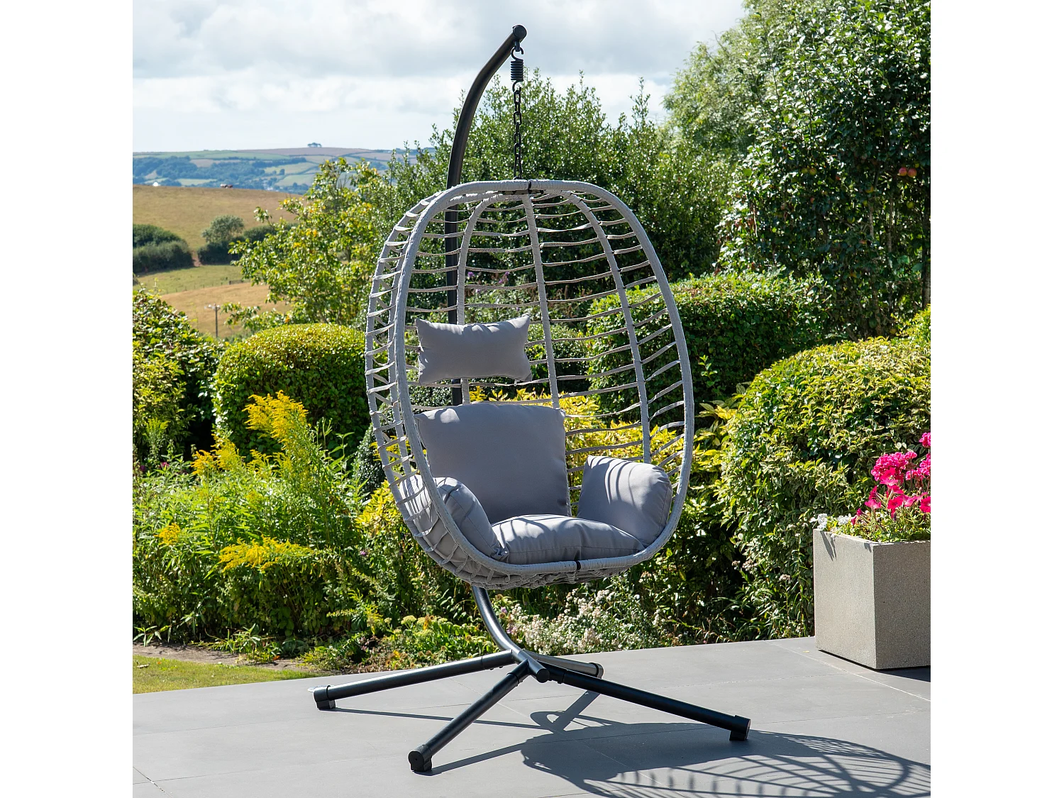 Wilton Hanging Swing Single Egg Pod Chair