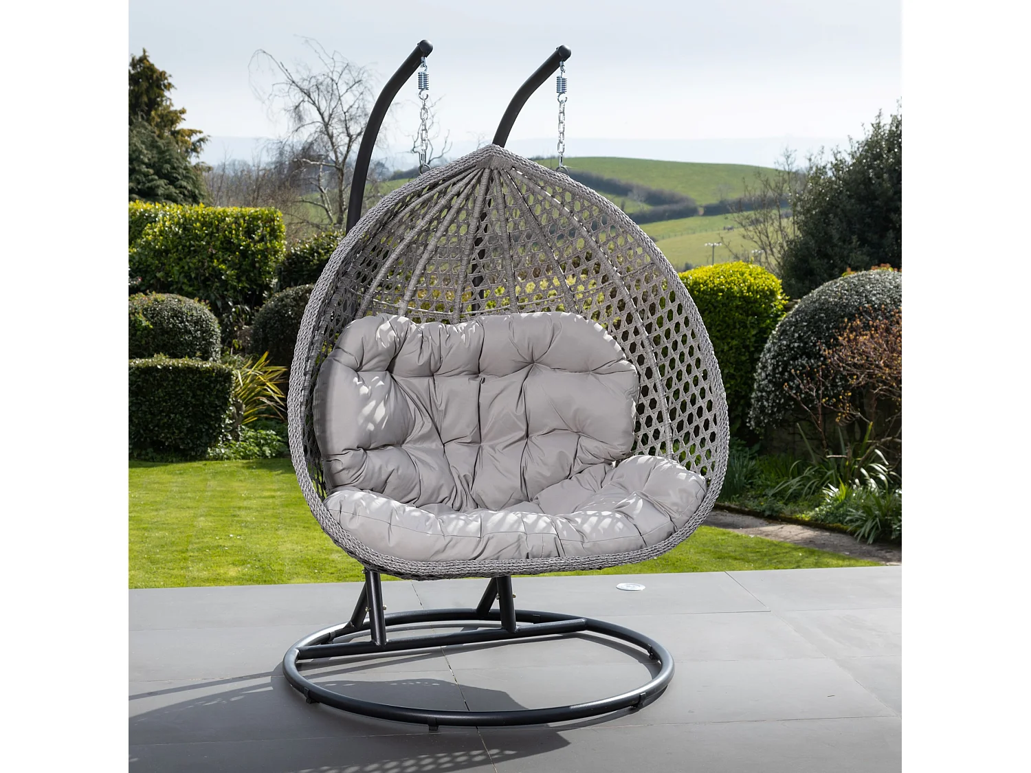 Oakley Double Swing Egg Pod Chair