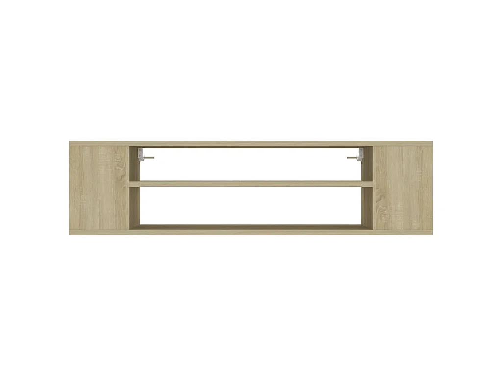 Mueble para TV colgante de contrachapado roble 100 × 30 × 26,5 cm