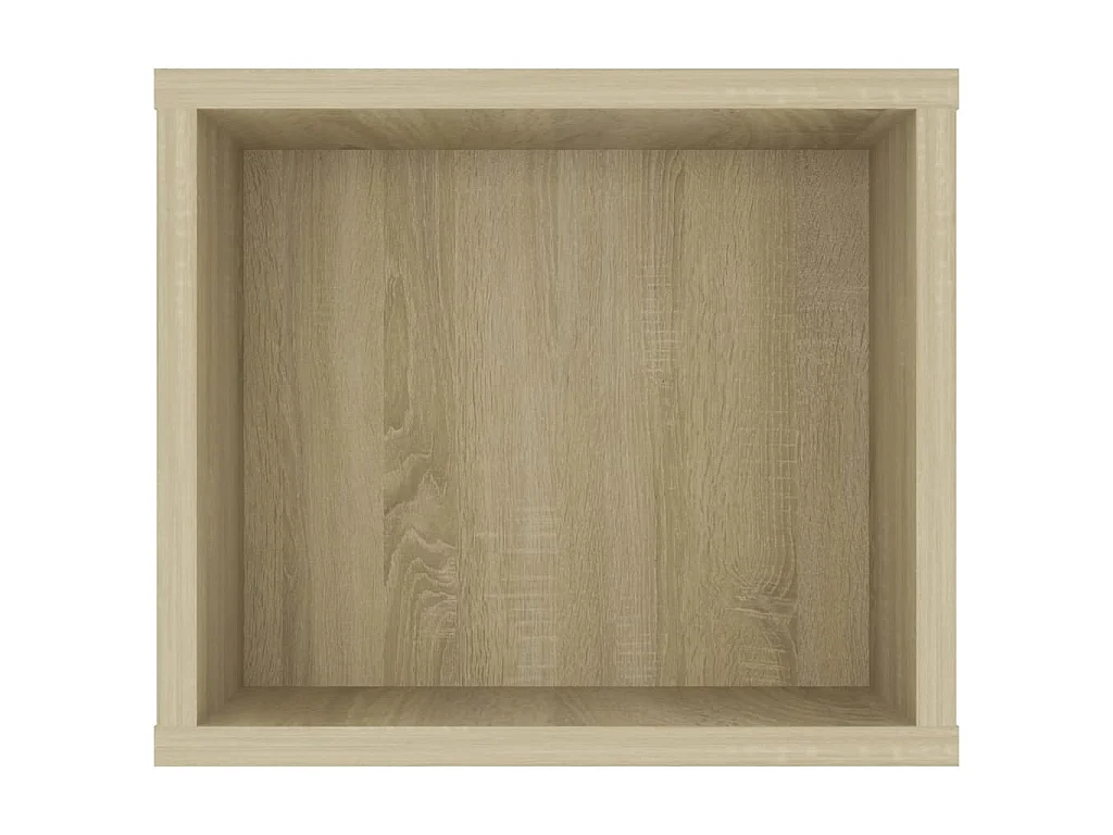 Mueble para TV colgante de contrachapado roble 100 × 30 × 26,5 cm