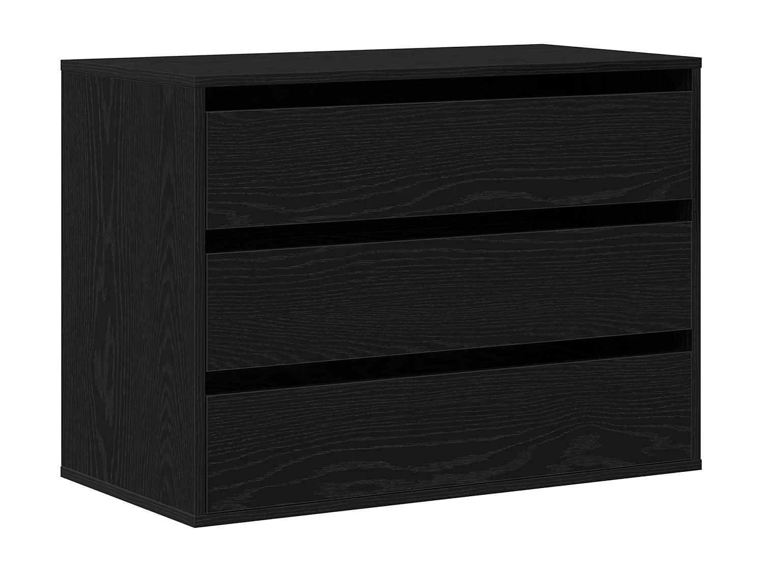 Armoire à tiroirs Noir 80 x 41 x 58 cm Bois d'ingénierie