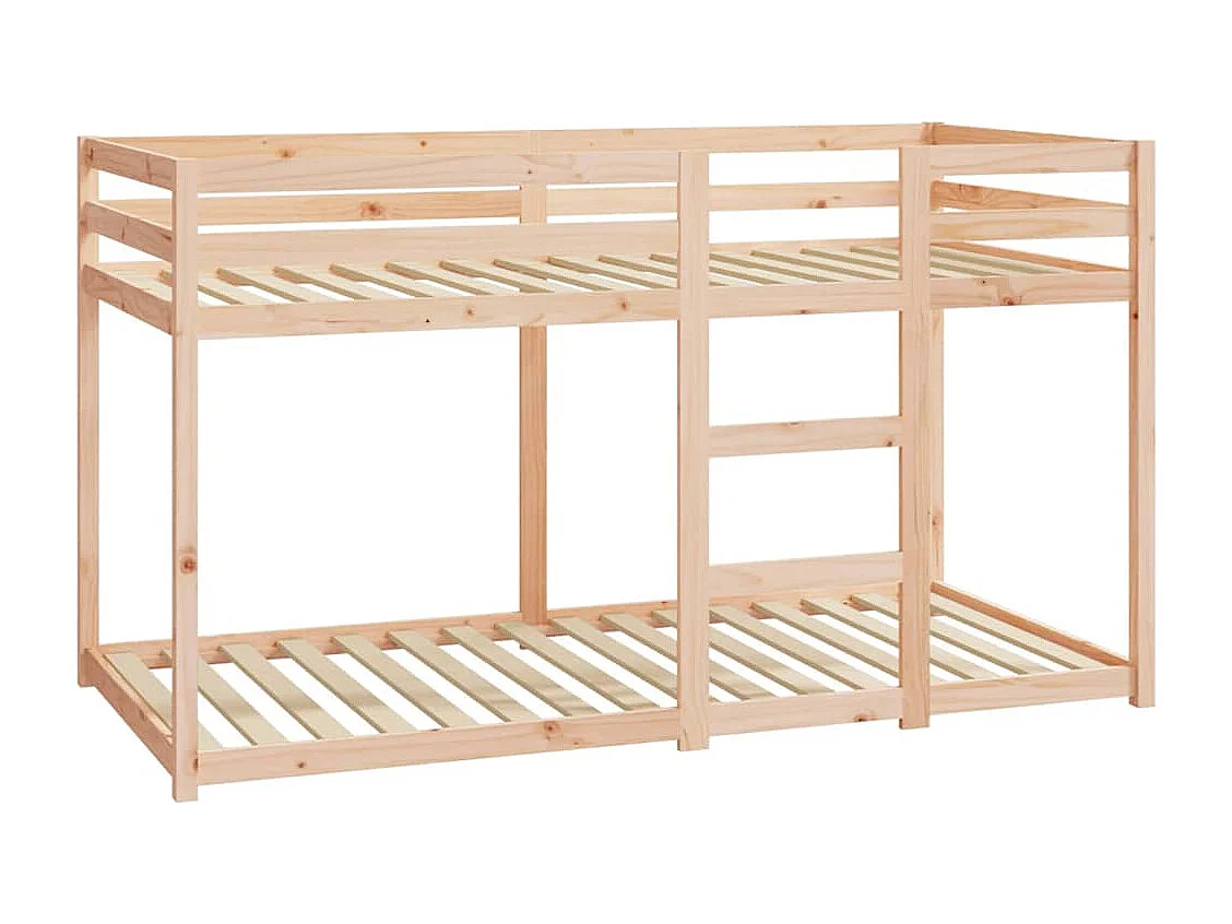 Cama litera sin colchón madera maciza de pino 90x190 cm